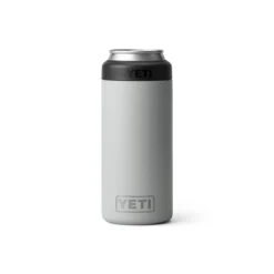 Yeti Rambler 12 Oz Colster Slim Can Insulator -Outdoor Camping Series Store Drinkware ColsterSlim 12oz GraniteGray Studio PrimaryB