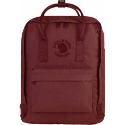 Fjallraven Re-Kanken Backpack -Outdoor Camping Series Store Re Kanken F23548 Ox Red 1