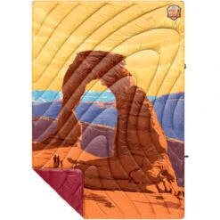 Rumpl Original Puffy Blanket - Printed 1-Person -Outdoor Camping Series Store TPPB ARC 1 1