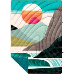 Rumpl Original Puffy Blanket - Printed 1-Person -Outdoor Camping Series Store TPPB EA1 1 1