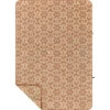 Rumpl Sherpa Fleece Blanket -Outdoor Camping Series Store TSFP KC1 T KALEIDOSCOPE CLAY SHERPA FLEECE FLATLAY
