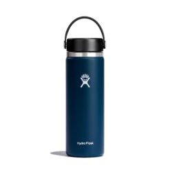 Hydro Flask 20 Oz Wide Mouth Water Bottle -Outdoor Camping Series Store W20BTS464 Indigo StraightOn